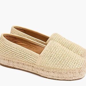 J. Crew Woven Espadrille Flats